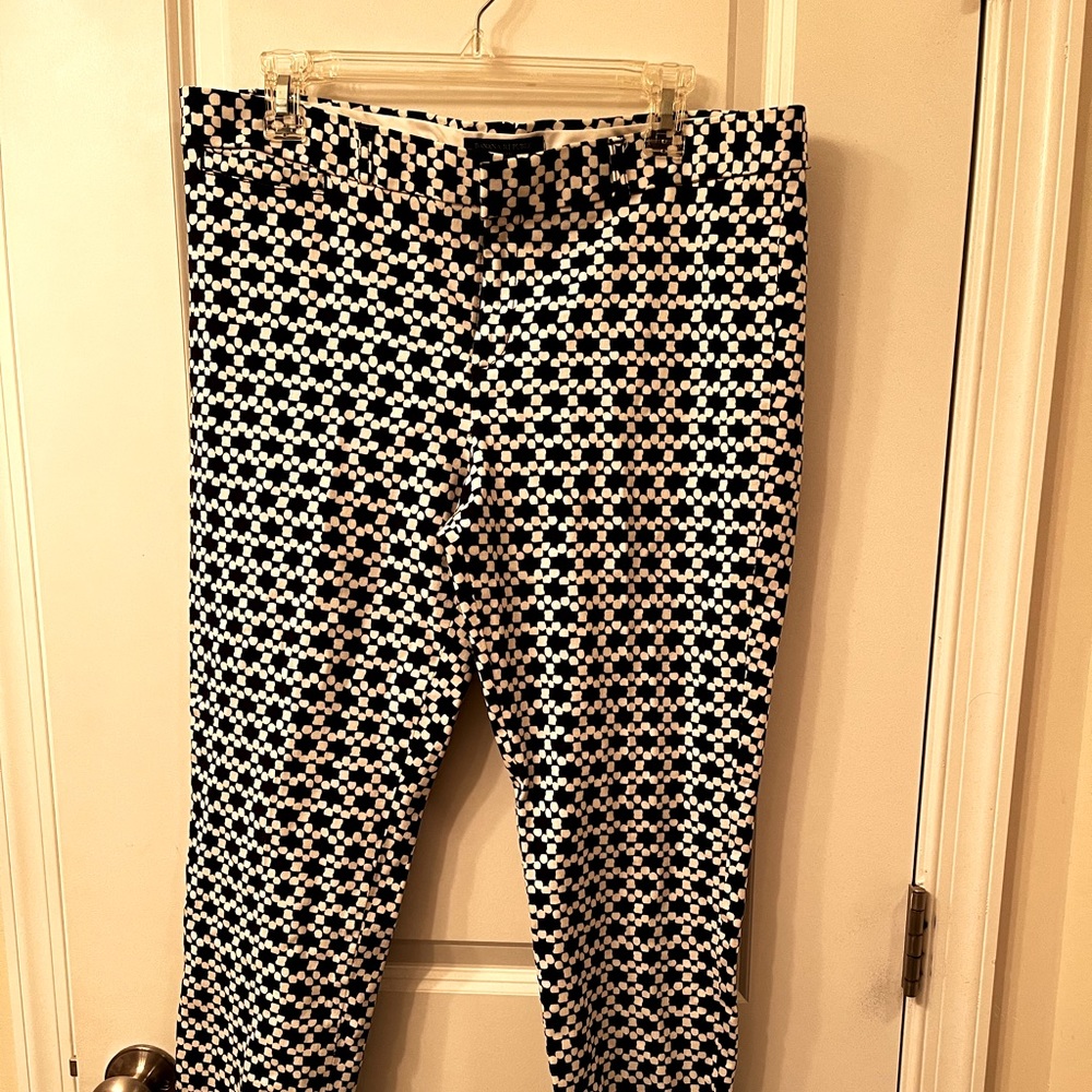 Banana Republic Sloan patterned pant